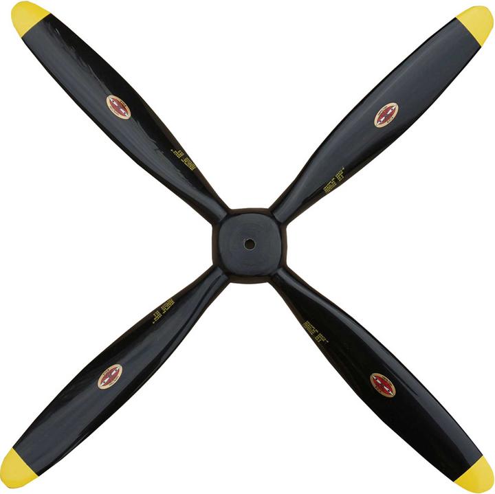 Produktbild Biela Carbon Luftschraube 4-Blatt 25x14 MOKI 180 Scale "Corsair"