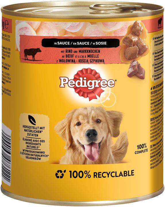 Actual product image Pedigree +Markknoch.beef/sauce (Adult, 800 g)