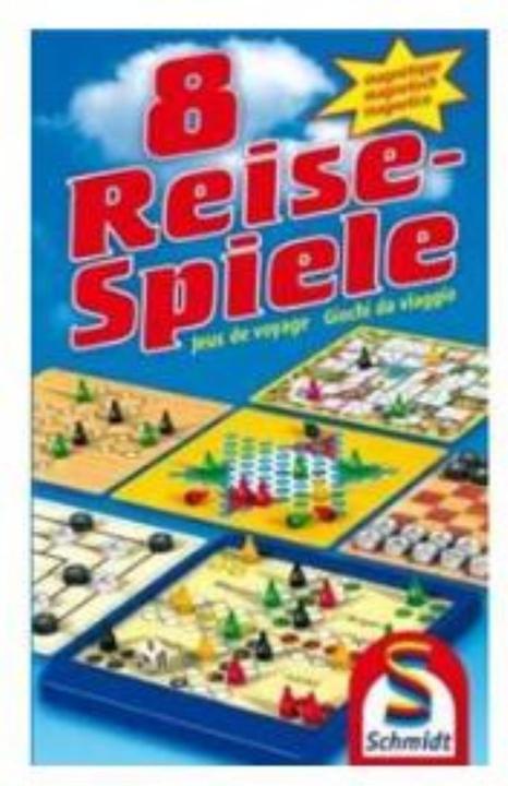 Schmidt Spiele 8 Reise-Spiele - Magnetisch (Deutsch)