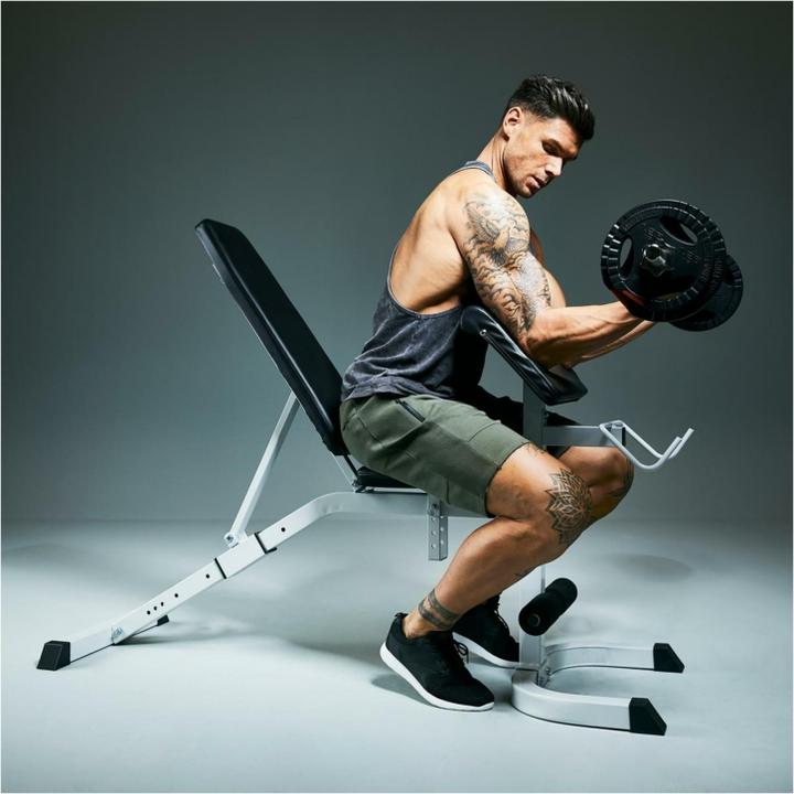 Image du produit Gorilla Sports Banc de musculation avec curl
