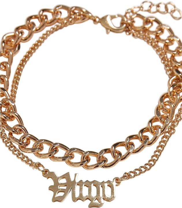 Urban Classics Zodiac Golden Anklet (20% rostfreier Stahl, 80% Eisen)