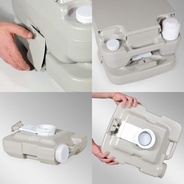Produktbild Wiltec mobile Campingtoilette 10l Camping Toilette Camping WC Pumpe Campingklo