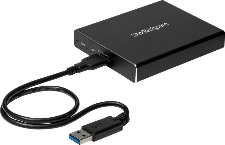 Produktbild StarTech HDD Drive Enclosure Dual-Slot (M.2 2230, M.2 2260, M.2 2242, M.2)