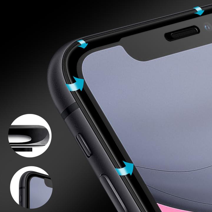 Actual product image 3MK Hardglass Max screen protector (1 Piece, Apple iPhone 11)