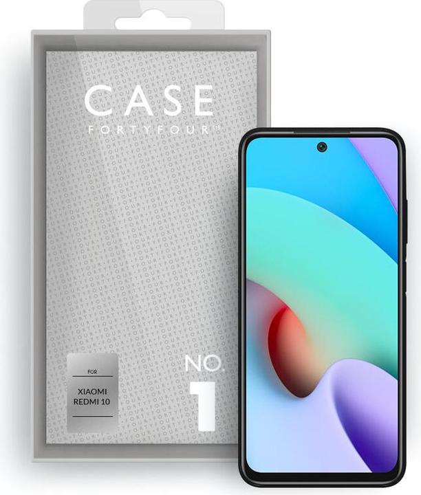 Actual product image Case FortyFour Soft cover No.1 black (Xiaomi Redmi 10)