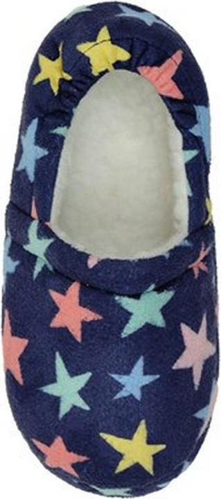 Image du produit Slumberzzz Pantoufles doublées en laine polaire pour enfants/enfants avec impression d'étoiles (33)