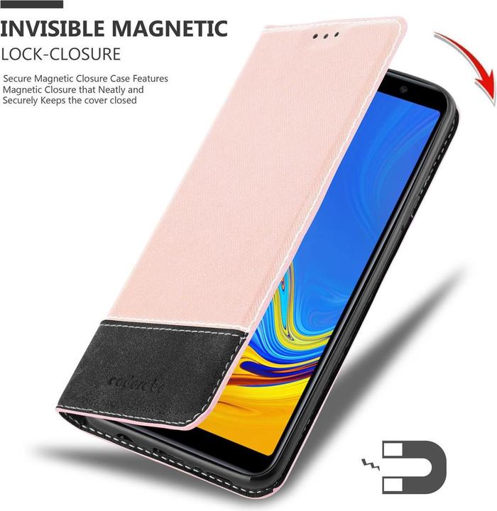 Produktbild Cadorabo X-Wallet Kunstlederkombi Hülle (Samsung Galaxy A7 (2018))