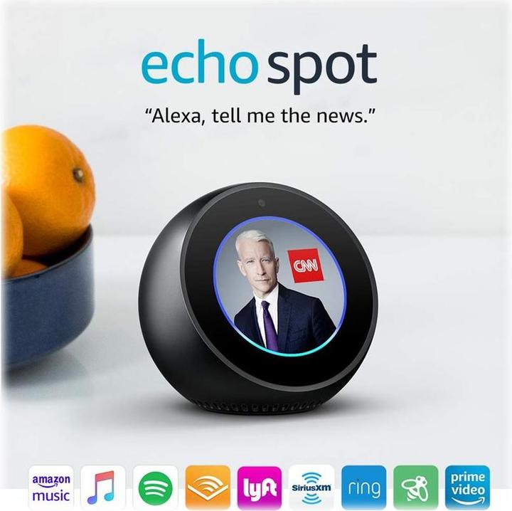 Actual product image Amazon Echo Spot (2024) (Amazon Alexa)
