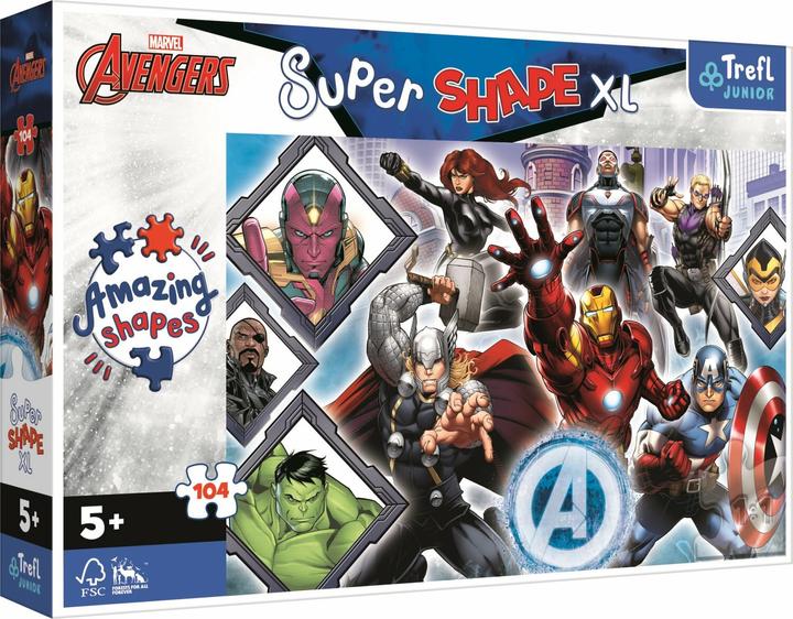 Produktbild Magni Puzzle MARVEL AVENGERS XL 104 Teile FSC-Mix (104 Teile)