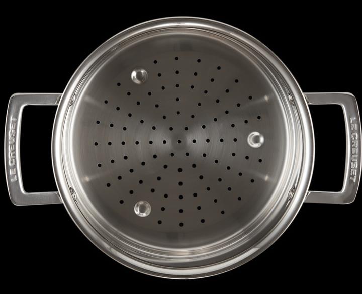 Image du produit Le Creuset Encart sur la vapeur (20 cm, Ensemble de casseroles et de poêles de cuisson, Acier inoxydable)