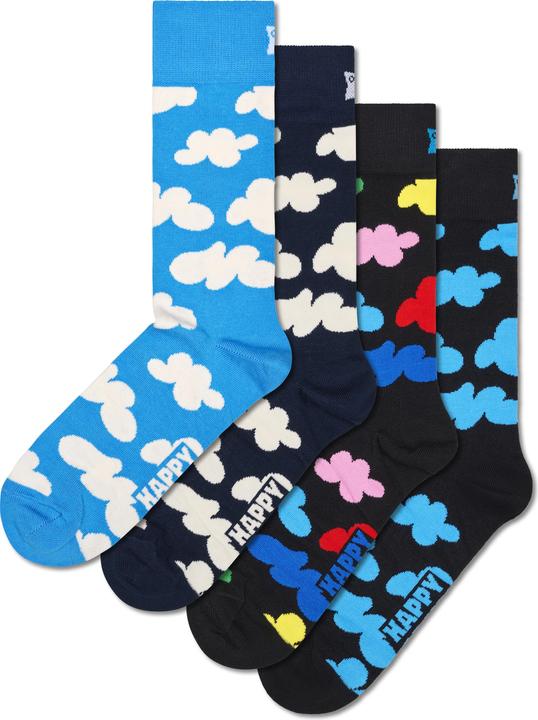 Immagine prodotto Happy Socks Calzini nuvolosi (confezione da 4, 36 - 40)