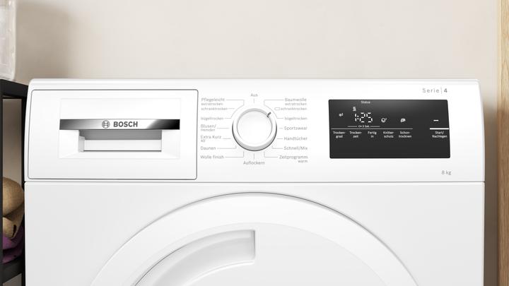 Actual product image Bosch Hausgeräte WTH83VV3 (8 kg, Right, EU plug)