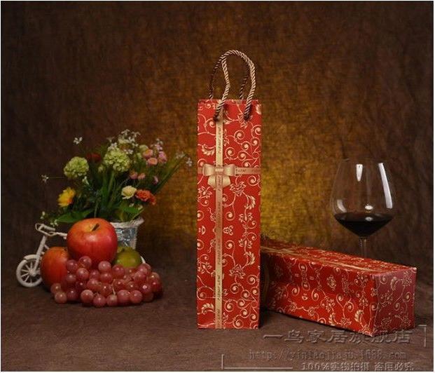 Immagine prodotto MU Style Borsa regalo per bottiglie di vino della serie Loop (set di 2) (Sacchetto, 1 x)