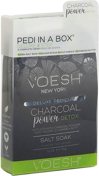 Actual product image Voesh Pedi Charc Pow Det (Foot cream & foot gel, Foot bath, Foot mask, 1 ml)