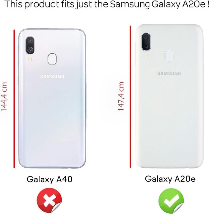 Actual product image Nalia (2-pack) Protective glass (1 Piece, Samsung Galaxy A20e)