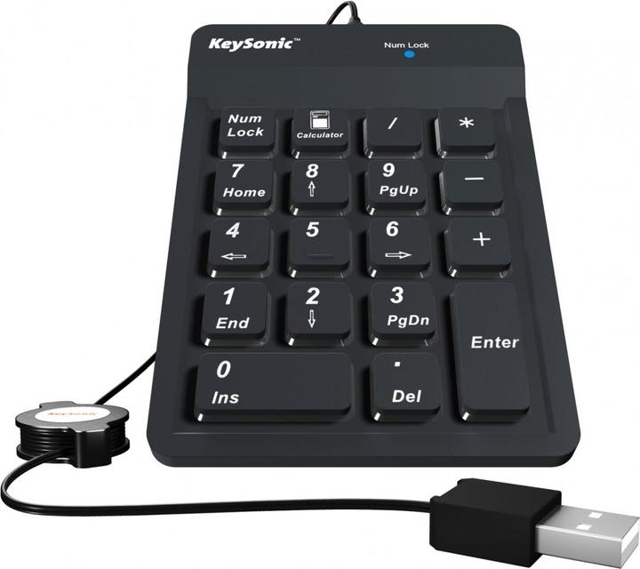 Produktbild KeySonic Ack-118 (Nummernblock, Kabelgebunden)