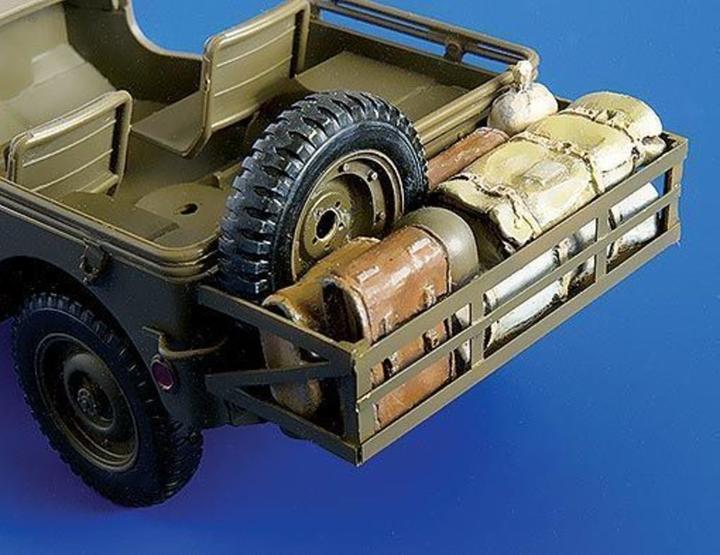 Image du produit Plus Model Attelage avec bagages pour kit Tamiya