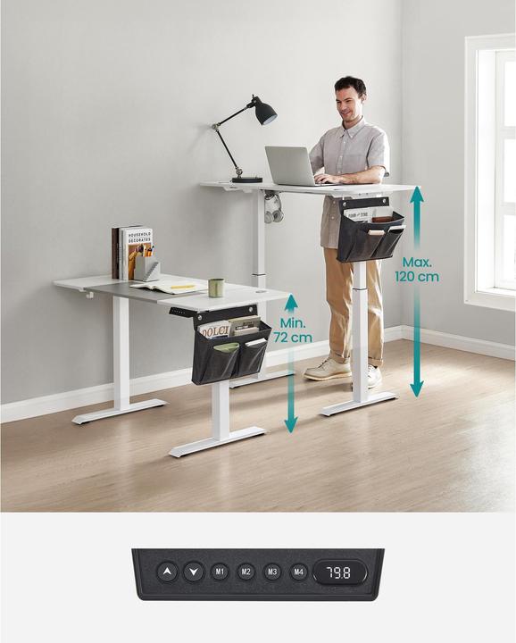 Produktbild Songmics Stehtisch (120 x 60 cm)
