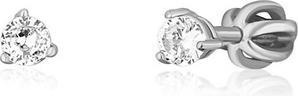 Immagine prodotto JVD Incantevoli orecchini in argento con zirconi SVLE1501XH2BI - Diametro: 0,6 cm