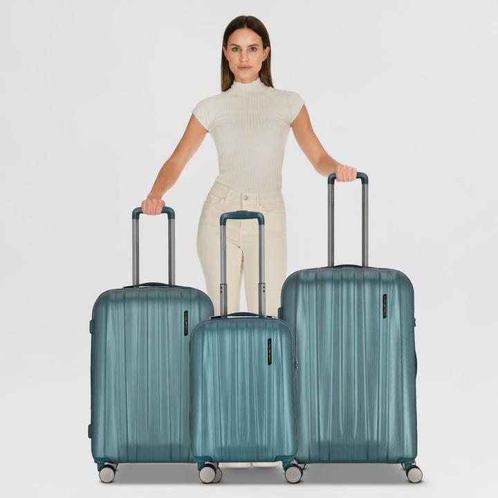 Image du produit Polestream Moonrock 4 Rollen Kofferset 3-teilig mit Dehnfalte (212 l, XL (à partir de 115l))