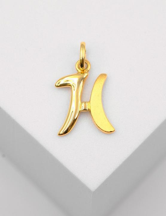 Actual product image Muau Letter (750/18K yellow gold)