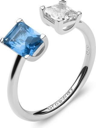 Brosway Elegant open ring Fancy Freedom Blue FFB09 - Circuit: M (53-55 mm) (14, 925 Silber)