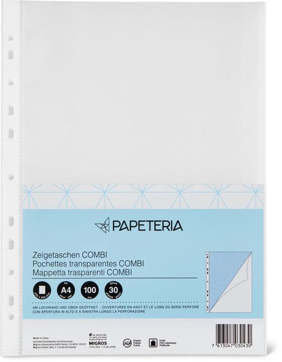 Papeteria Zeigetaschen Combi (A4, 30 x)
