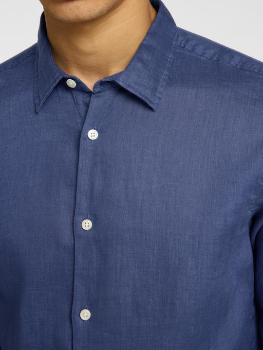 Actual product image Selected Homme Slhregkylian-Linen Shirt Ls Classic Noos (L)