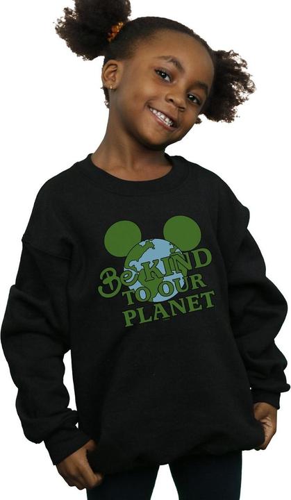 Actual product image Disney Girls Mickey Mouse Be Kind Sweatshirt (116)