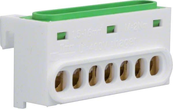 Produktbild Hager PE-Klemme 7 Klemmstellen, IP2X GZ07E