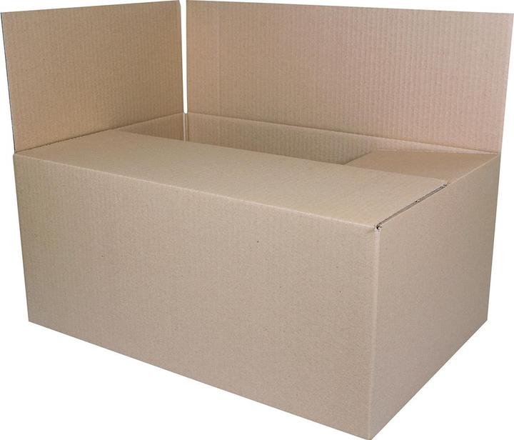 Immagine prodotto NoName Scatola da imballaggio in cartone, con alette, 550x400x322mm, grigio