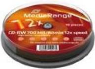 Image du produit MediaRange CD-RW 12x 700MB/80Min, 10 sp. (10 x)
