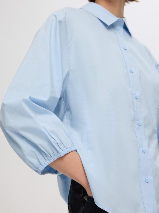 Image du produit Selected Femme Chemise en coton avec manches 3/4 (38)