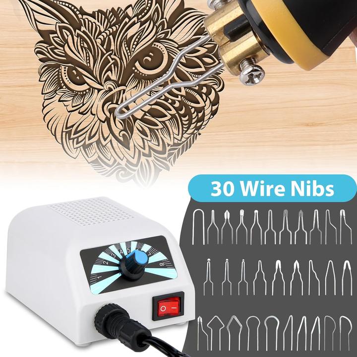 Actual product image Bilivry 34-teiliges Brandmalerei Set