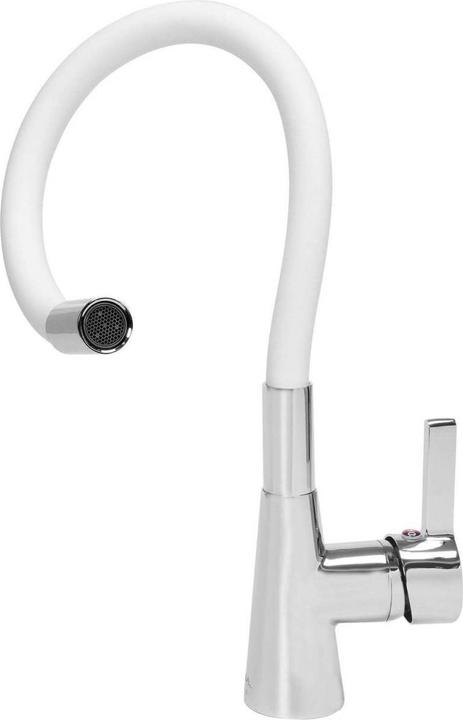 Image du produit Fala Robinet d'évier de cuisine flexible en blanc robinet