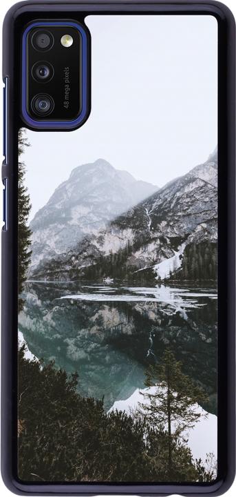 Actual product image PhoneLook Cover Winter 22 snowy mountain and lake (Samsung Galaxy A41)