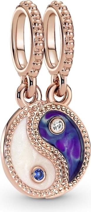 Pandora Yin & Yang Rose Anhänger Charms/Beads (Metalllegierung, Roségold plattiert)