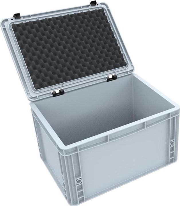 Immagine prodotto Feldherr EB38SET - ED 43/22 HG Contenitore Euro / Eurobox con coperchio incernierato 400 x 300 x 235 mm incl.