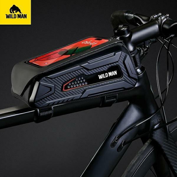Actual product image Wildman Etui/uchwyt rowerowy M90 sakwa na ramę czarna/black (Luggage carrier bag)
