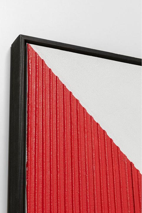 Image du produit Kare Design Leinwandbild Art Triangles Gelb 100x100cm (100 x 100 cm)
