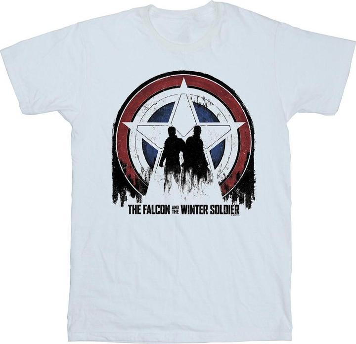 Image du produit - T-shirt THE FALCON AND THE WINTER SOLDIER STAR SILHOUETTES - Homme (XL)