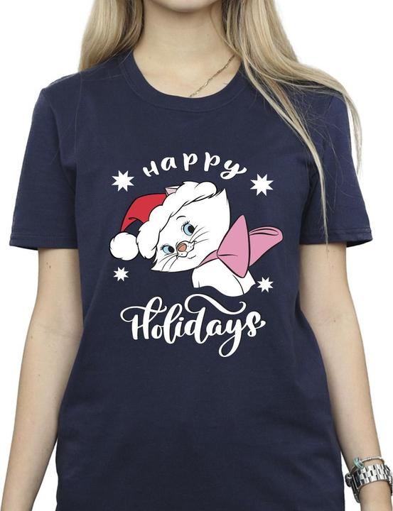 Immagine prodotto Disney Maglietta The Aristocats Happy Holidays in cotone da donna/donna (4XL)