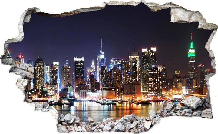 Actual product image Trenddeko 3D New York Skyline (40 x 24 cm)