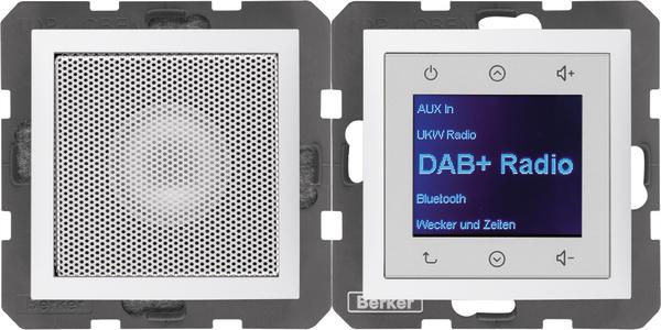 Produktbild Berker Radio Touch mit LS DAB+ S.1/B.x pwm (DAB+)