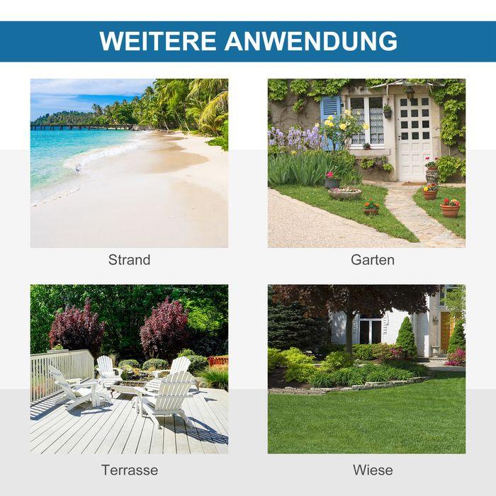 Image du produit Swisshandel24 Strandmuschel Pop Up Strandzelt für 1-2 Personen mit Sonnenschutz Himmelblau (Tente de plage, 2 personnes)
