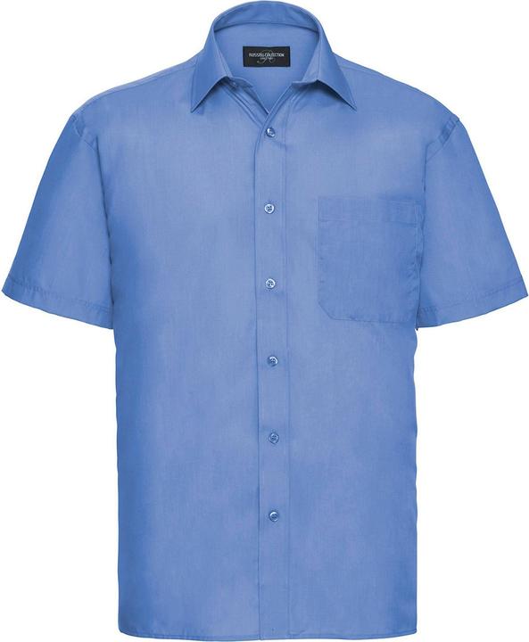 Actual product image Russell Mens Poplin Easy-Care Short-Sleeved Shirt (18)