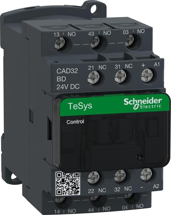 Actual product image Schneider Electric Control relay,24Vdc,3NO+2NC,screw clamp