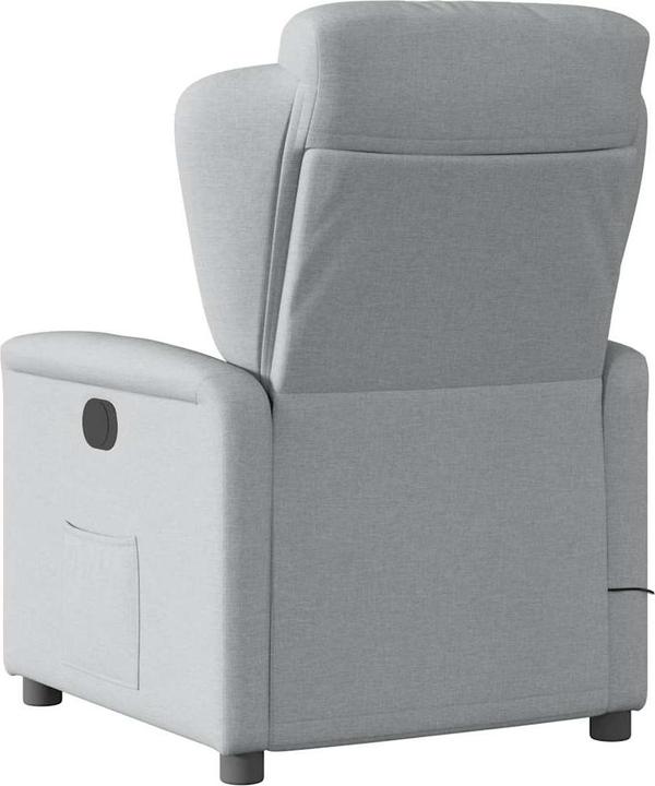 Produktbild VidaXL Massagesessel Hellgrau Stoff