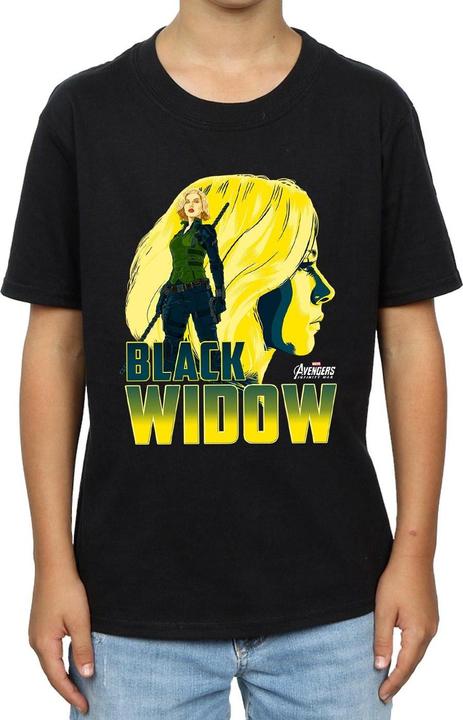 Immagine prodotto Avengers Infinity War Black Widow Character Maglietta Ragazzi (140, 146)