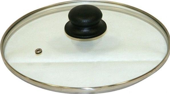 Produktbild Axentia Glasdeckel mit Edelstahlrand, Ø 14 cm (14 cm, Metall)